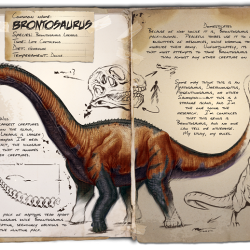Бронтозавр Brontosaurus